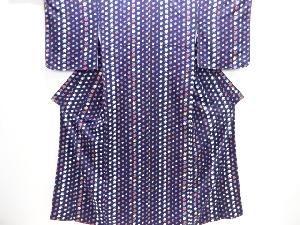 未使用品　花模様小紋着物